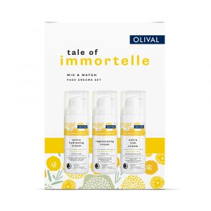 ОЛИВАЛ СЕТ КРЕМИ ЗА ЛИЦЕ СО МАСЛО ОД СМИЛ ЗА 24Ч НЕГА